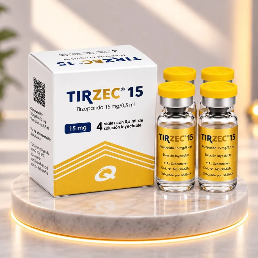 CAIXA TIRZEC 15MG LACRADA | 04 AMPOLAS