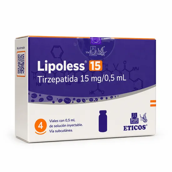 CAIXA LIPOLESS 15MG LACRADA | 04 AMPOLAS